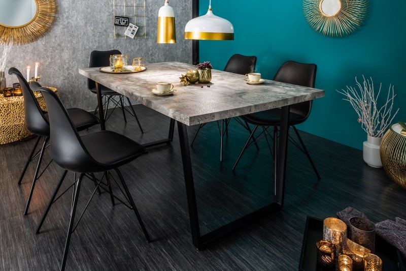 Estila Štýlový moderný jedálenský stôl Garret Beton 160cm