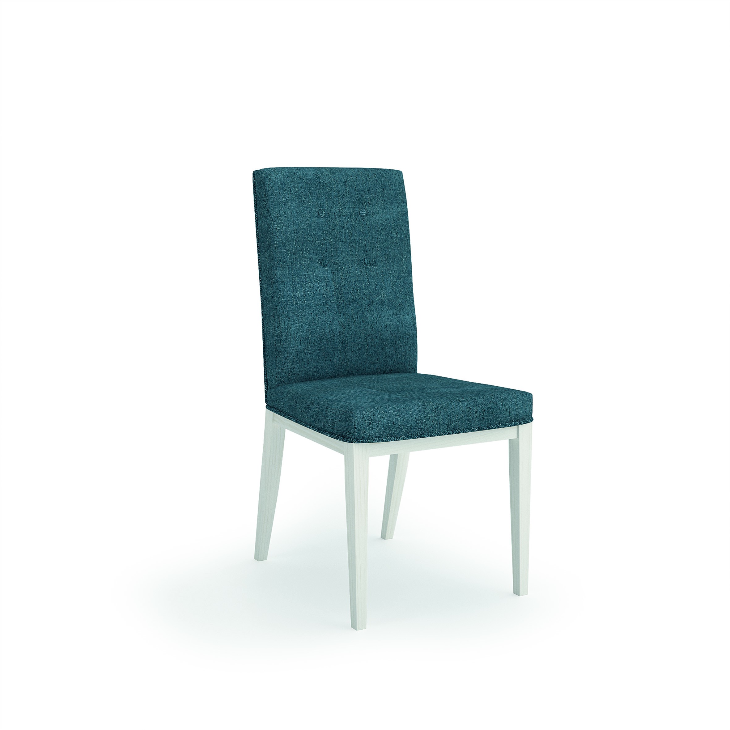 Estila Moderná jedálenská stolička Cerdena z dreva s textilným poťahom 103cm