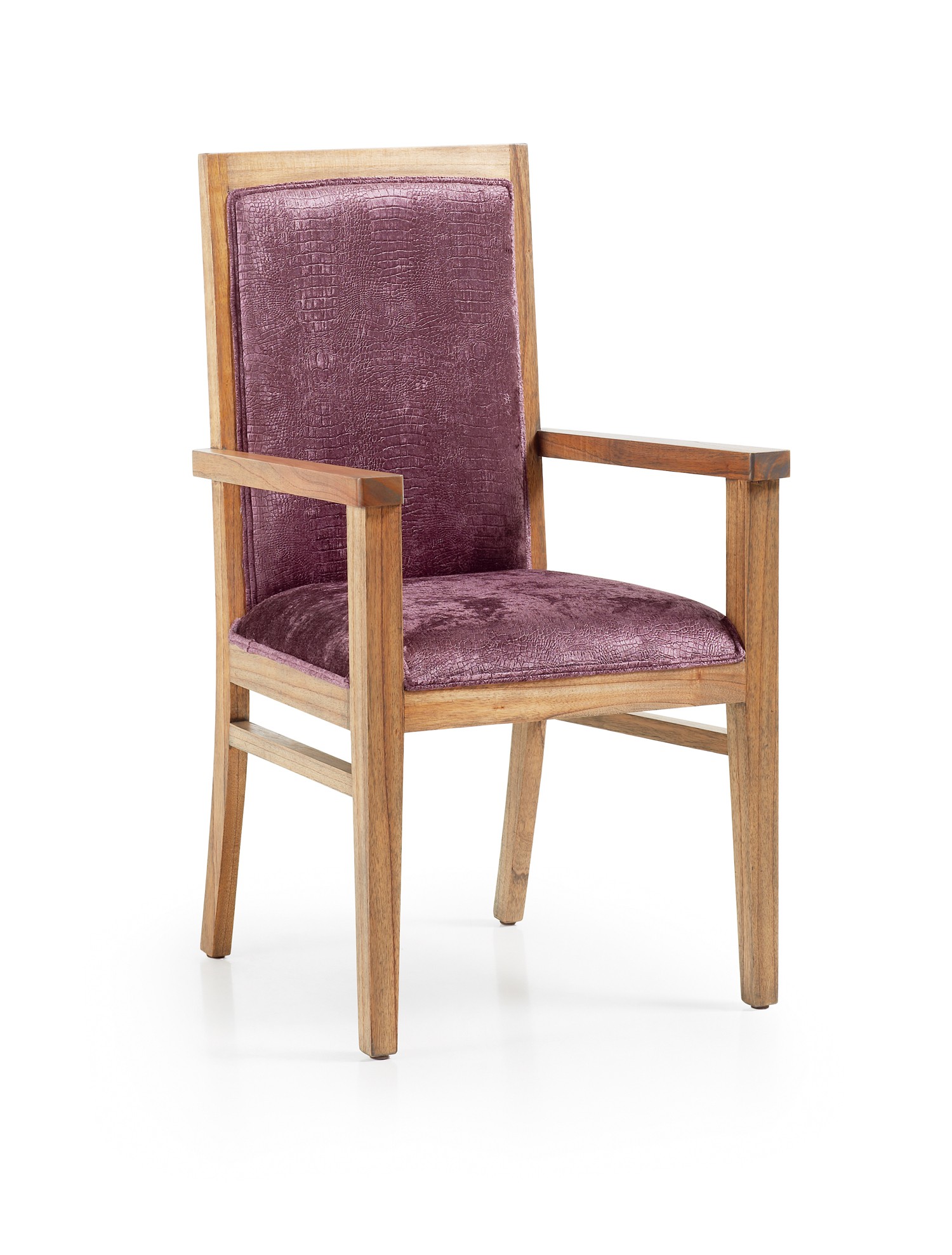 Estila Luxusná elegantná stolička s lakťovými opierkami čalunená Merapi