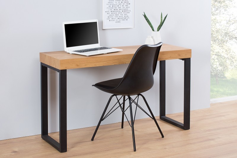 Estila Dizajnový moderný pracovný stôl 120cm čierna/dub