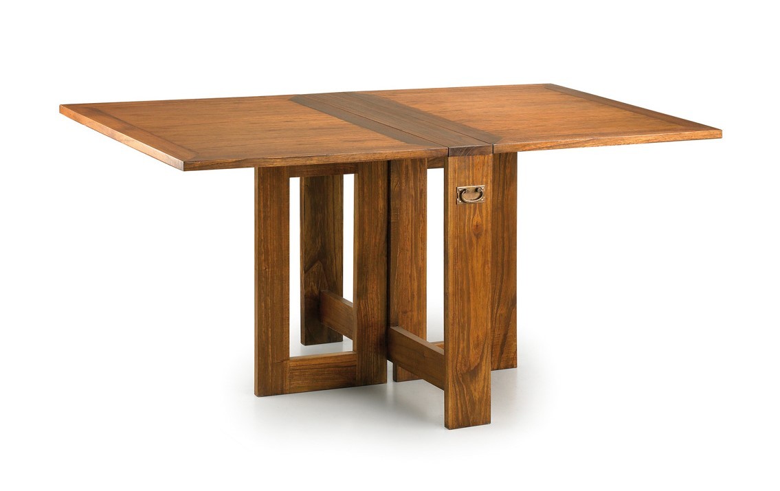 Estila Rozkladací jedálenský stôl Star z dreva mindi hnedej farby 165cm