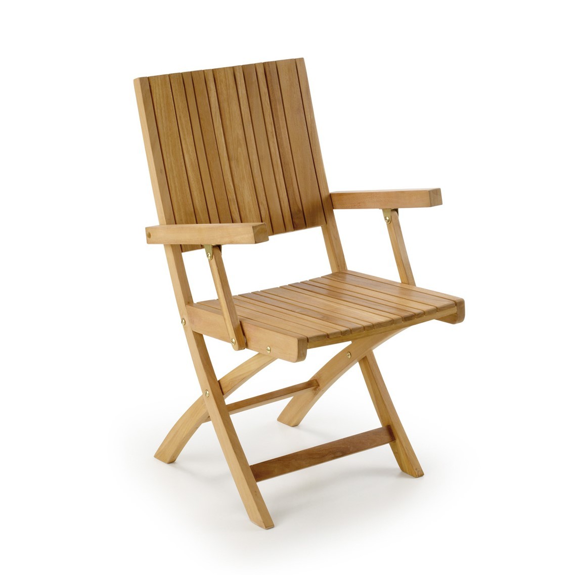 Estila Dizajnová stolička z teakového dreva