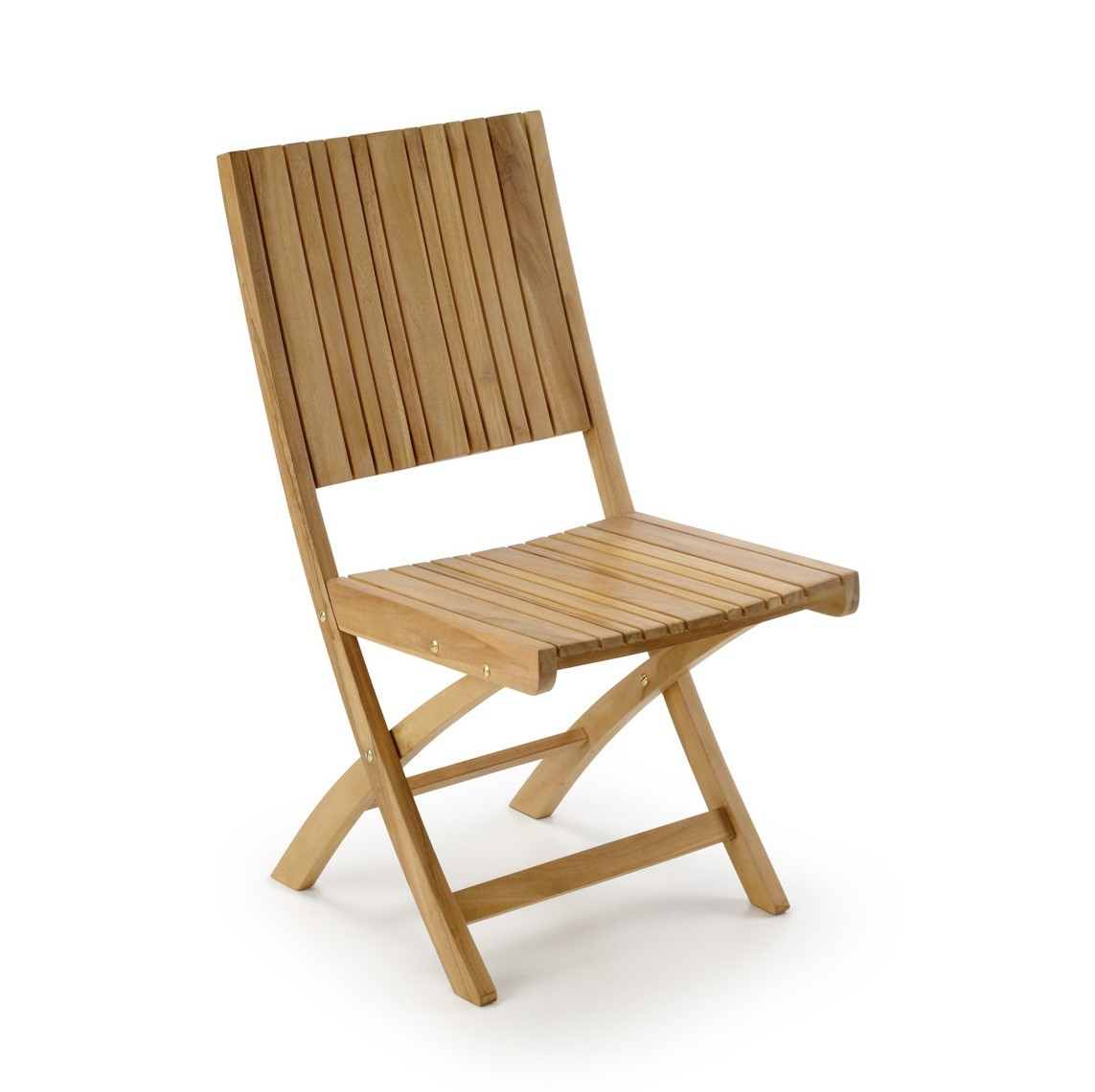 Estila Dizajnová stolička z teakového dreva Jardin s operadlami