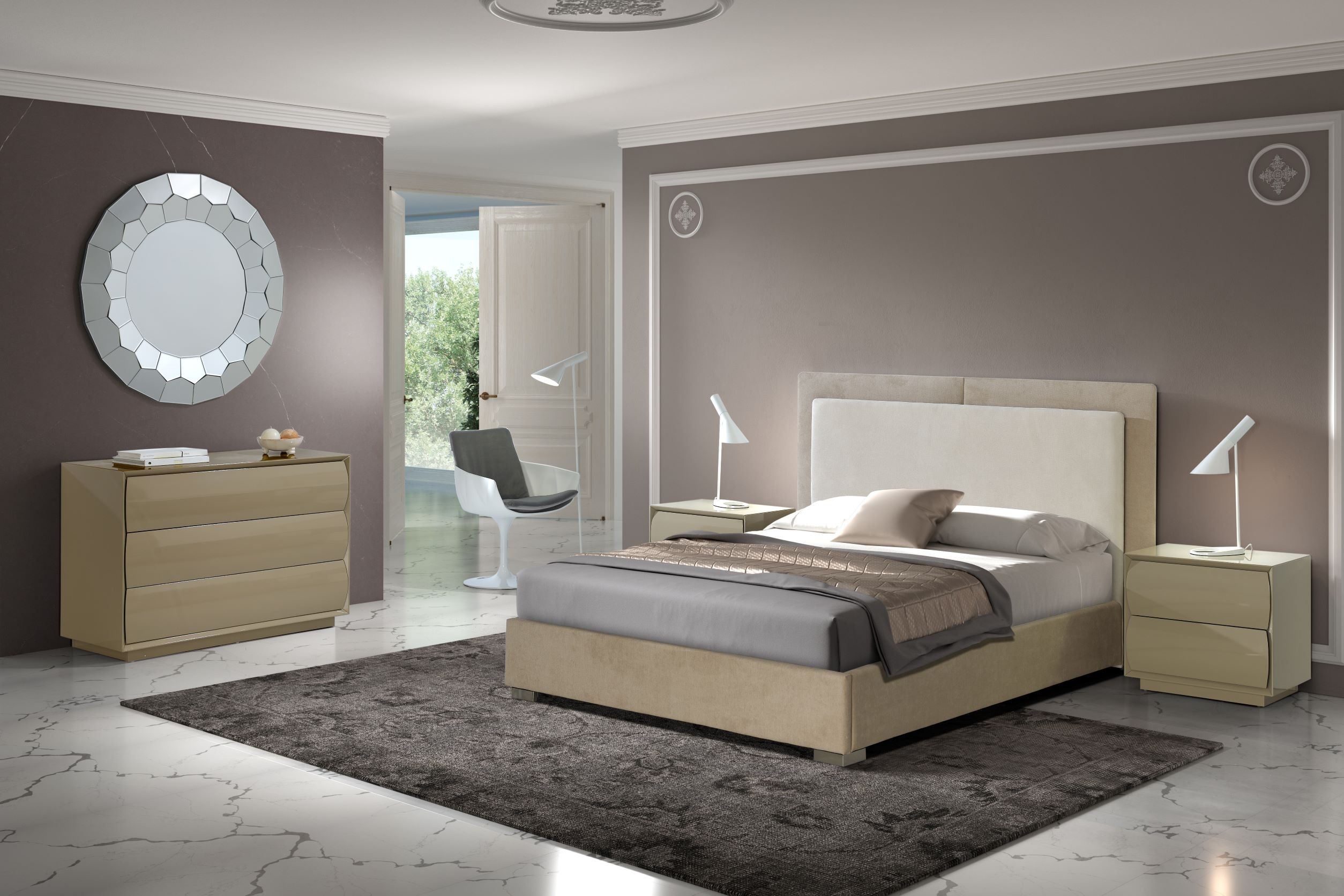 Estila Exkluzívna čalúnená posteľ Telma v modernom prevedení 150-180cm
