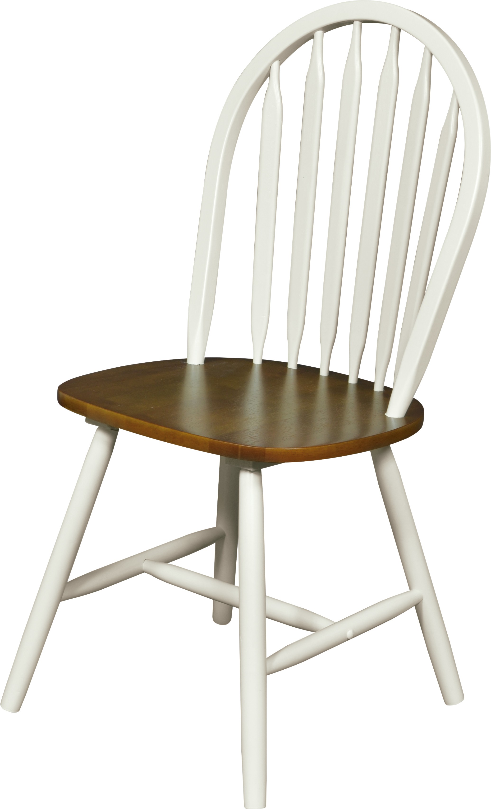 Estila Provensálska jedálenská stolička Felicita do jedálne z masívneho dreva hnedo-bielej farby 92cm
