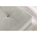 Moderná sedačka Sallen s menčestrovým poťahom v béžovo sivom odtieni greige do pravého alebo ľavého rohu 220 cm
