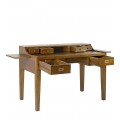 Masívny štýlový písací stôl Star so zásuvkami a dvomi výsuvnými doskami 125cm
