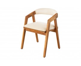 Retro mas&iacute;vna hned&aacute; jed&aacute;lensk&aacute; stolička Mammut s čal&uacute;nen&iacute;m a text&uacute;rovan&yacute;m svetlo siv&yacute;m poťahom 73 cm