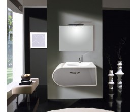 Kúpeľňový set  80cm (skrinka + umývadlo + zrkadlo ) DOMUS