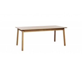 Moderný škandinávsky rozkladací jedálenský stôl Arken obdĺžnikového tvaru v svetlom hnedom dubovom prevedení 190-290 cm