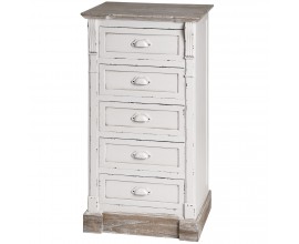 Komoda vysoká LEICESTER so šiestimi šuplíkmi