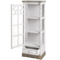 Vitrína LEICESTER so sklenenými dvierkami