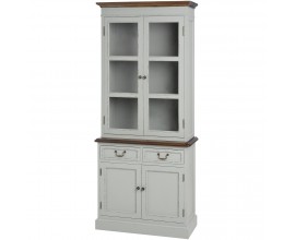 Vitrína LYON so sklenenými dvierkami