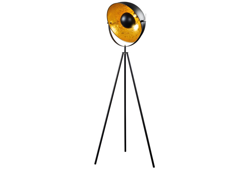 Dizajnov&aacute; origin&aacute;lna stojaca lampa Studio 140cm zlat&aacute;