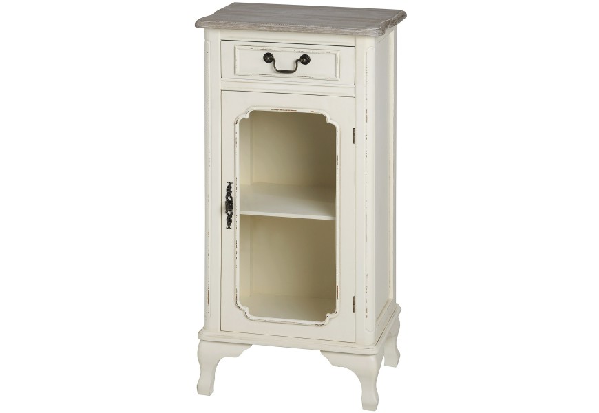 Skrinka  AVIGNON s presklennými dvierkami