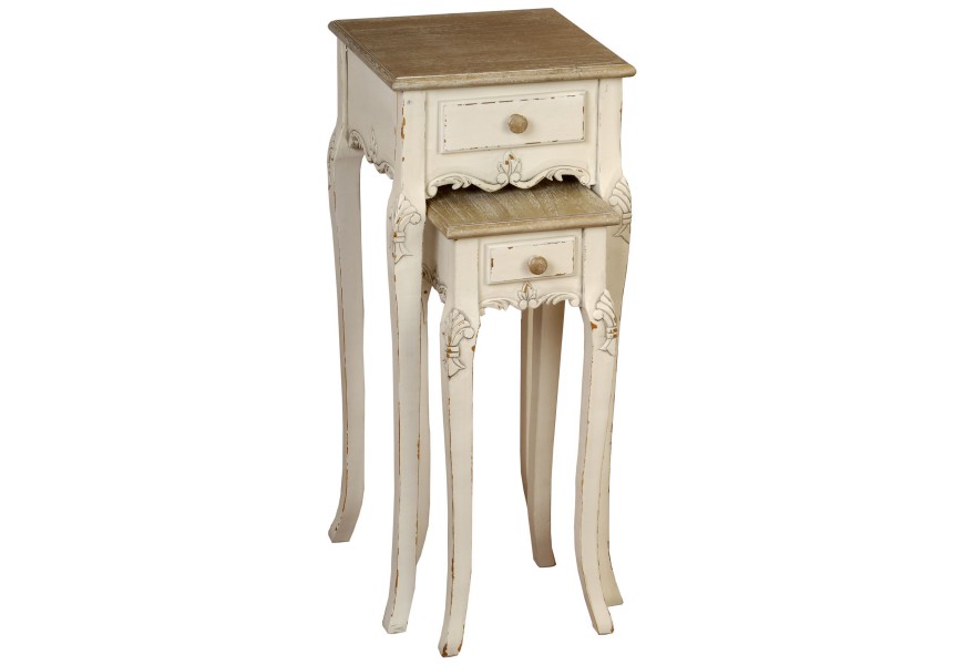 Set dvoch príručných stolíkov VILLAGE