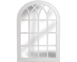 Luxusné zrkadlo imitujúce okno s oblým vrchom