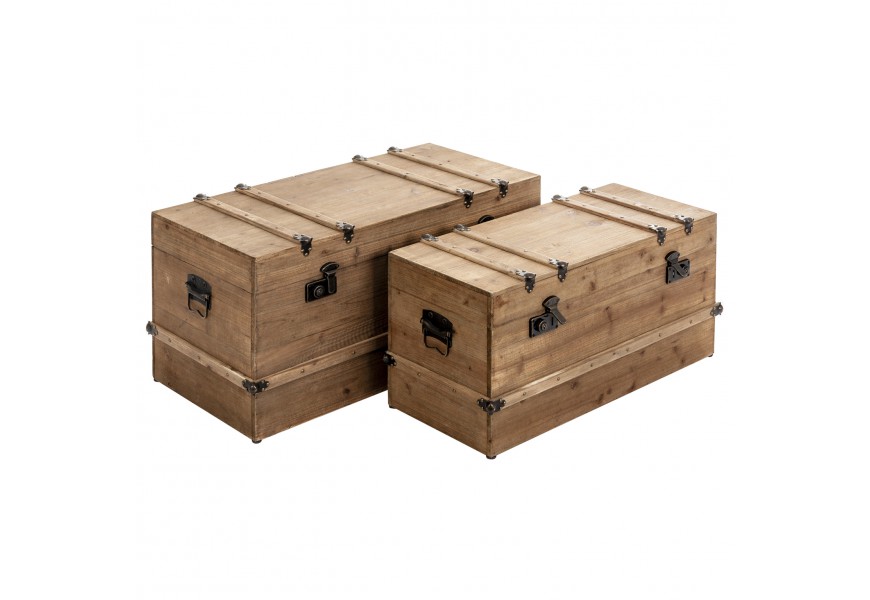 Drevené truhlice set