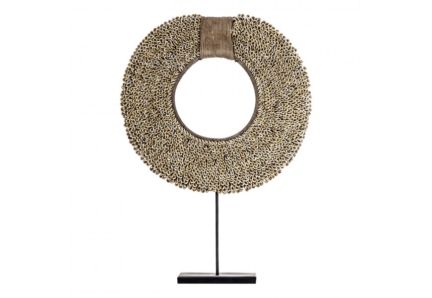 Dekorácia mušle na nožičke 65cm