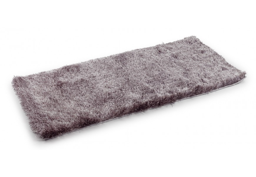 Exkluzivný sivý koberec Shaggy 60x120