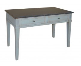 Stôl MILTON s dvoma zásuvkami a dvoma výsuvnými doskami