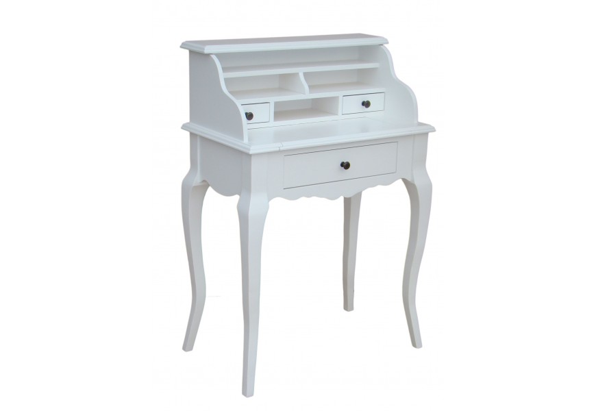 P&iacute;sac&iacute; st&ocirc;l VERED s tromi z&aacute;suvkami a v&yacute;suvnou doskou