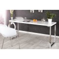 Elegantný moderný pracovný stôl White Desk 140 cm biely
