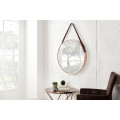 Modern&eacute; elegantn&eacute; n&aacute;stenn&eacute; zrkadlo 45 cm meď