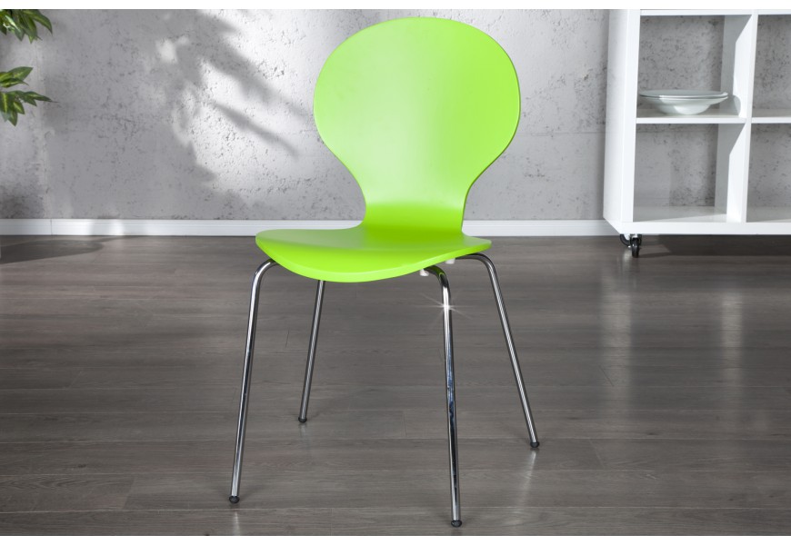 Modern&aacute; stolička Form zelen&aacute;