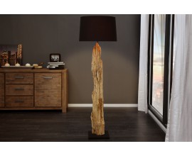 Dizajnová originálna stojaca lampa Rousilique 175 cm z naplaveného dreva