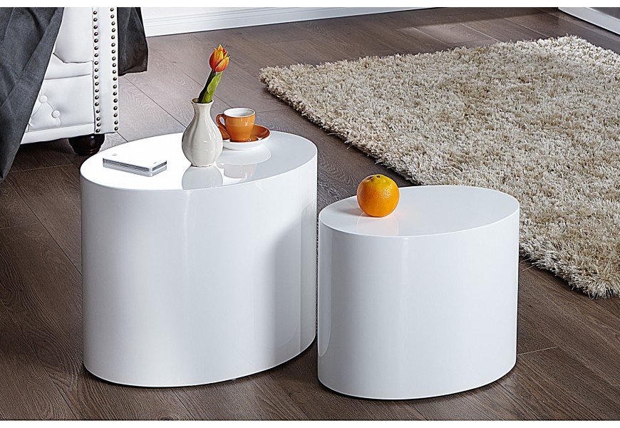 Set dvoch štýlových stolíkov do moderných či dizajnových priestorov