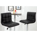 Barová stolička Modena 90-115 cm čierna