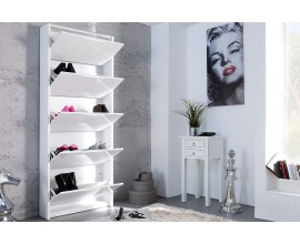 Elegantný moderný botník Supreme biely