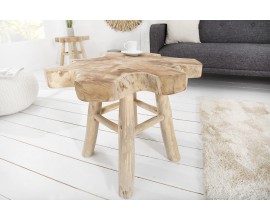 Dizajnový originálny konferenčný stolík Teak 50 cm