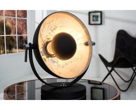 Dizajnová jedinečná stolná lampa Studio 40 cm strieborná