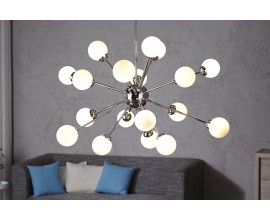 Luxusné moderné závesné svietidlo Galassia biela