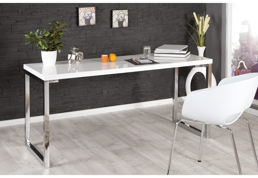 Luxusný elegantný písací stôl White Desk biely