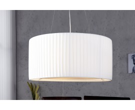 Štýlové jedinečné závesné svietidlo Sobrieta 65cm biela
