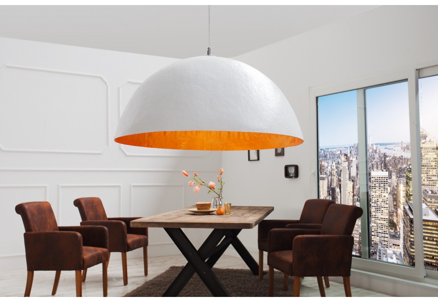 Dizajnov&eacute; modern&eacute; z&aacute;vesn&eacute; svietidlo Glow zlat&eacute; 70 cm