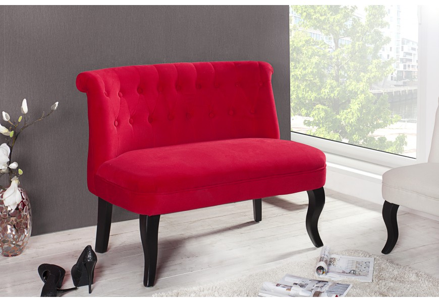 Retro sedačka Boutique červen&aacute;