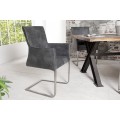 Štýlová moderná stolička Samson sivá