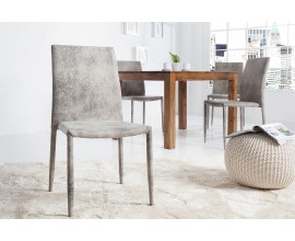 Moderná stolička Milano sivá
