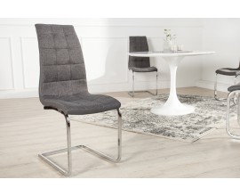 Moderná jedálenská stolička London sivá