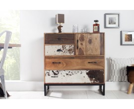Luxusná jedinečná komoda Patchwork 90cm