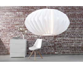 Dizajnové originálne závesné svietidlo Eden 50cm biele