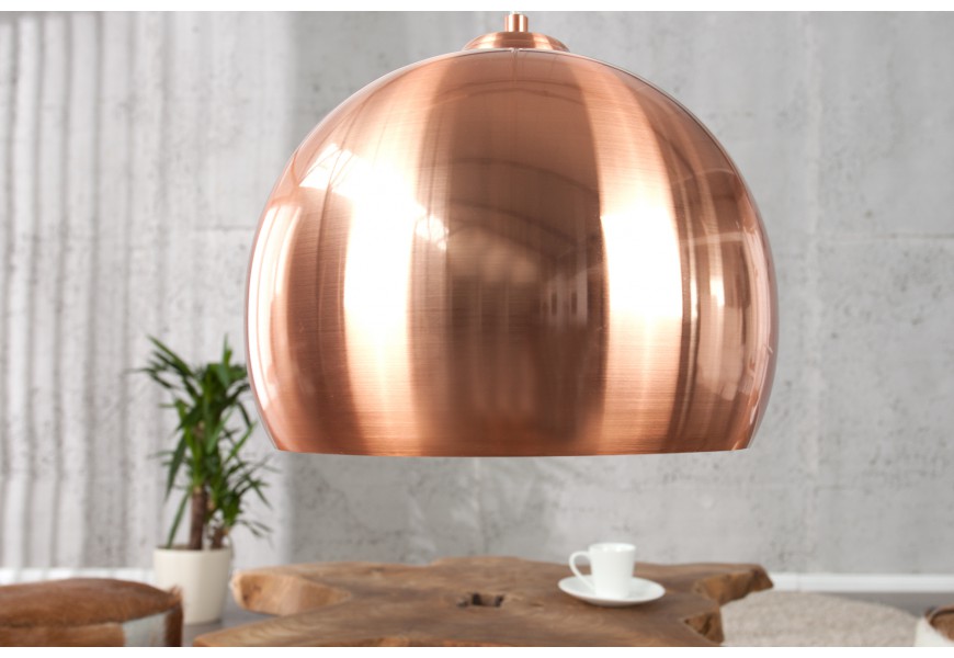 Modern&eacute; elegantn&eacute; z&aacute;vesn&eacute; svietidlo Copper Ball