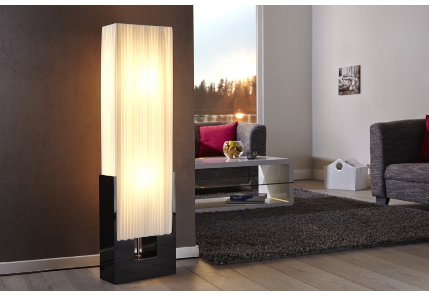 Luxusn&aacute; jedinečn&aacute; stojaca lampa Liana biela