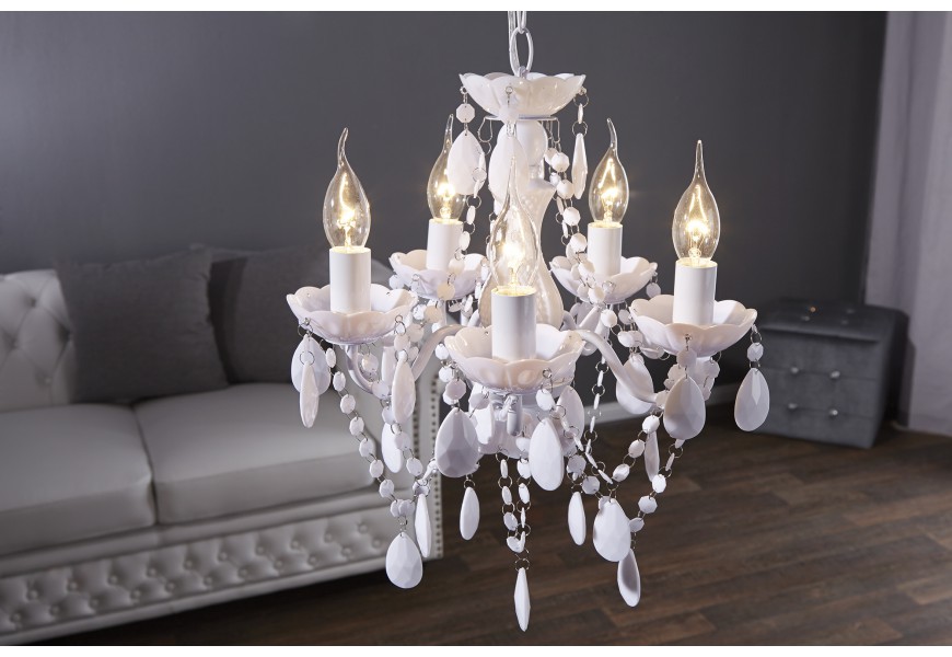 Luxusn&yacute; luster Karat S 5ramenn&yacute; biely