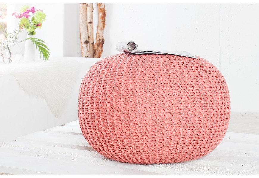 &Scaron;t&yacute;lov&eacute; retro sed&aacute;tko Stool 50cm koral