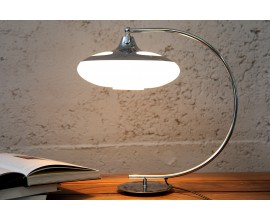 Luxusná moderná dizajnová stolná lampa Luna logo